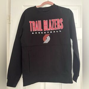 NBA Trailblazer Sweater Hoodie Size Small Black